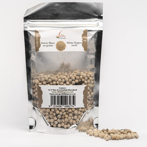 Whole White Pepper 50g