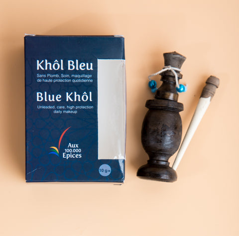 Kohl et Eyeliner traditionnels - Disponible en bleu et noir 10g